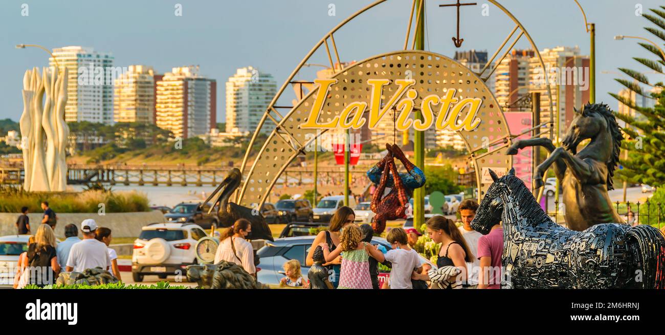 Outdoor Gallery, Punta del Este, Uruguay Stockfoto