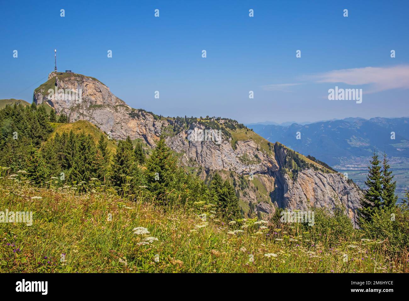 Hoher Kasten, Kanton Appenzell Innerrhoden, Schweiz Stockfoto