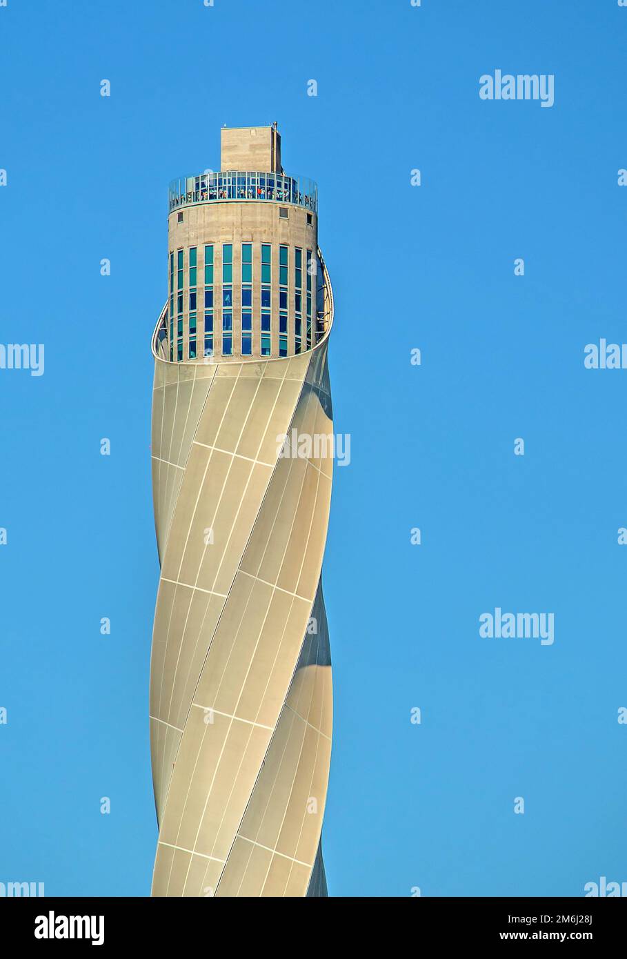 Aufzugprüfturm Rottweil, Baden-Württemberg Stockfoto