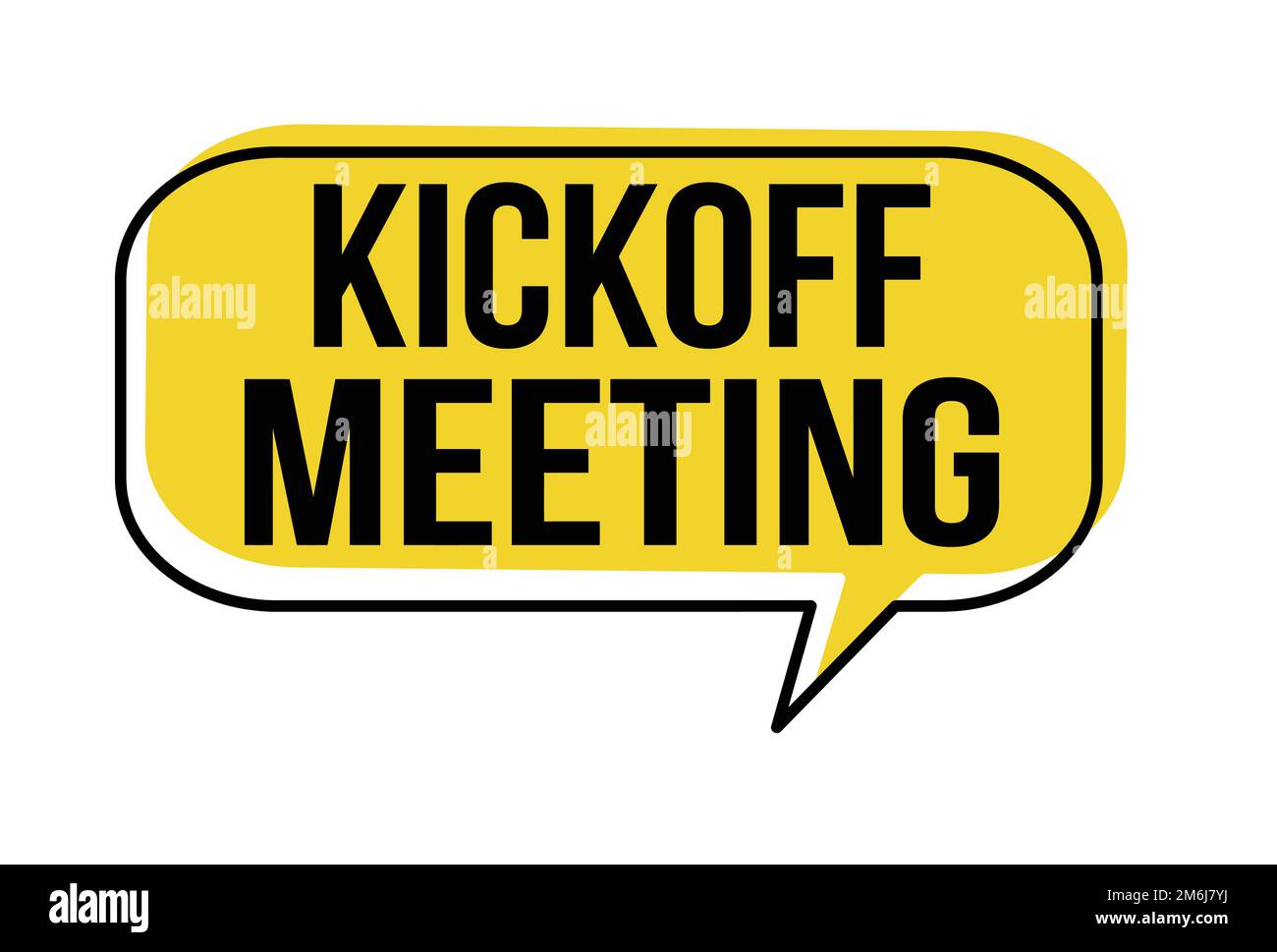 Kickofmeeting kaufen Alamy