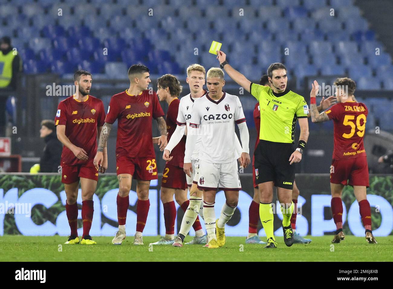 4. Januar 2023, Rom, Italien Schiedsrichter Alberto Santoro am 16. Tag