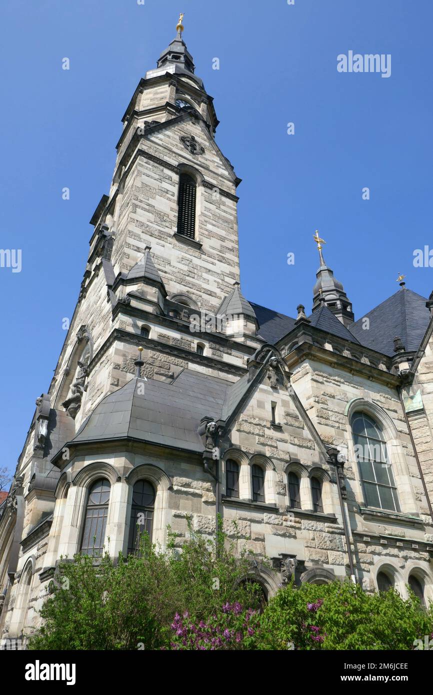 Peter's Church in Leipzig Stockfoto