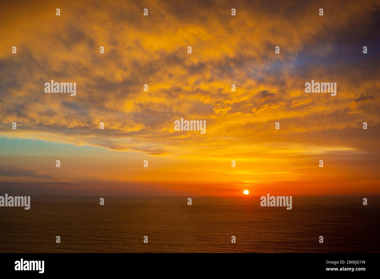 Sonnenuntergang am Cape Roca Stockfoto