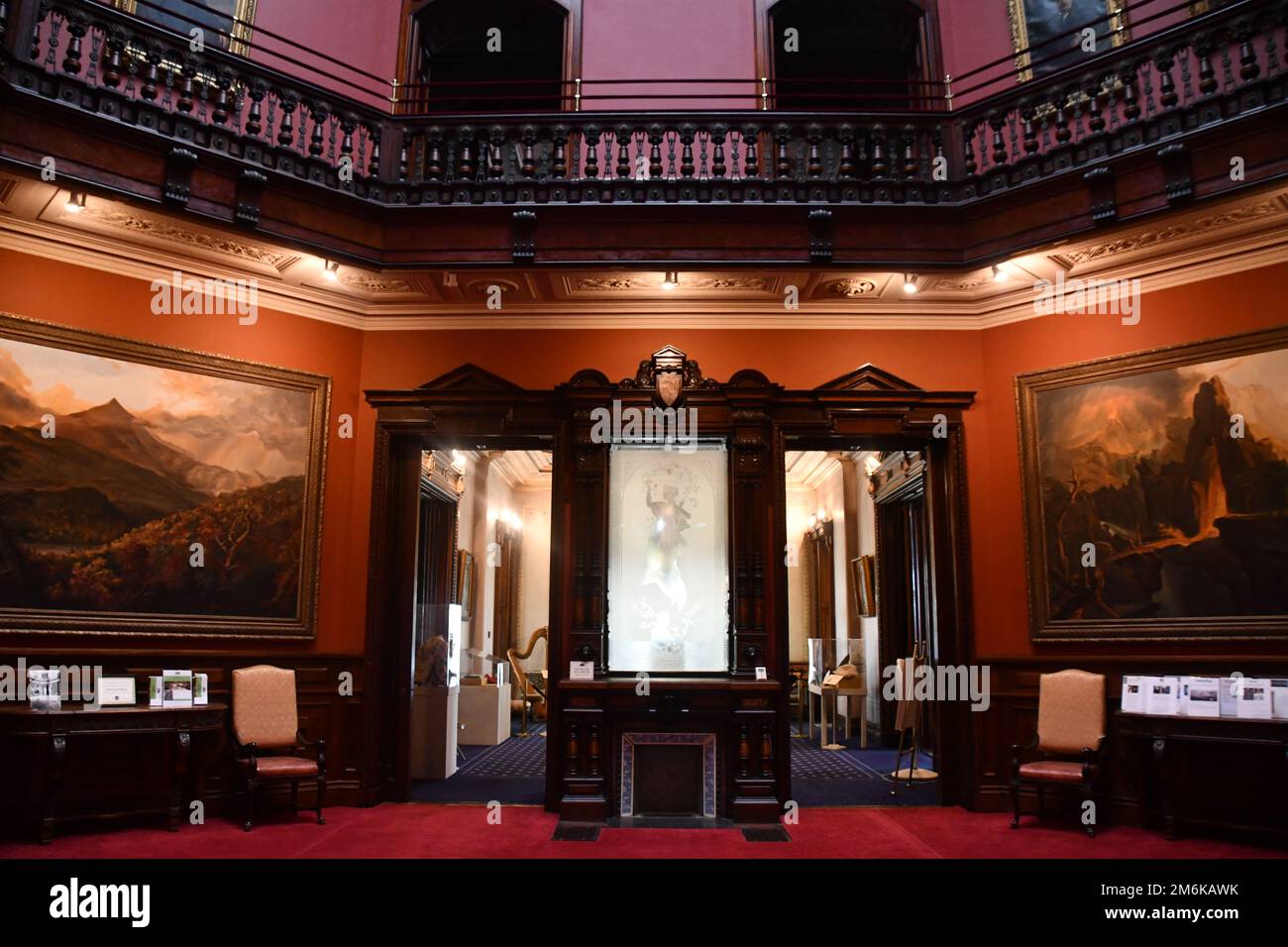 Lockwood-Mathews Mansion Museum in Norwalk, Connecticut Stockfoto