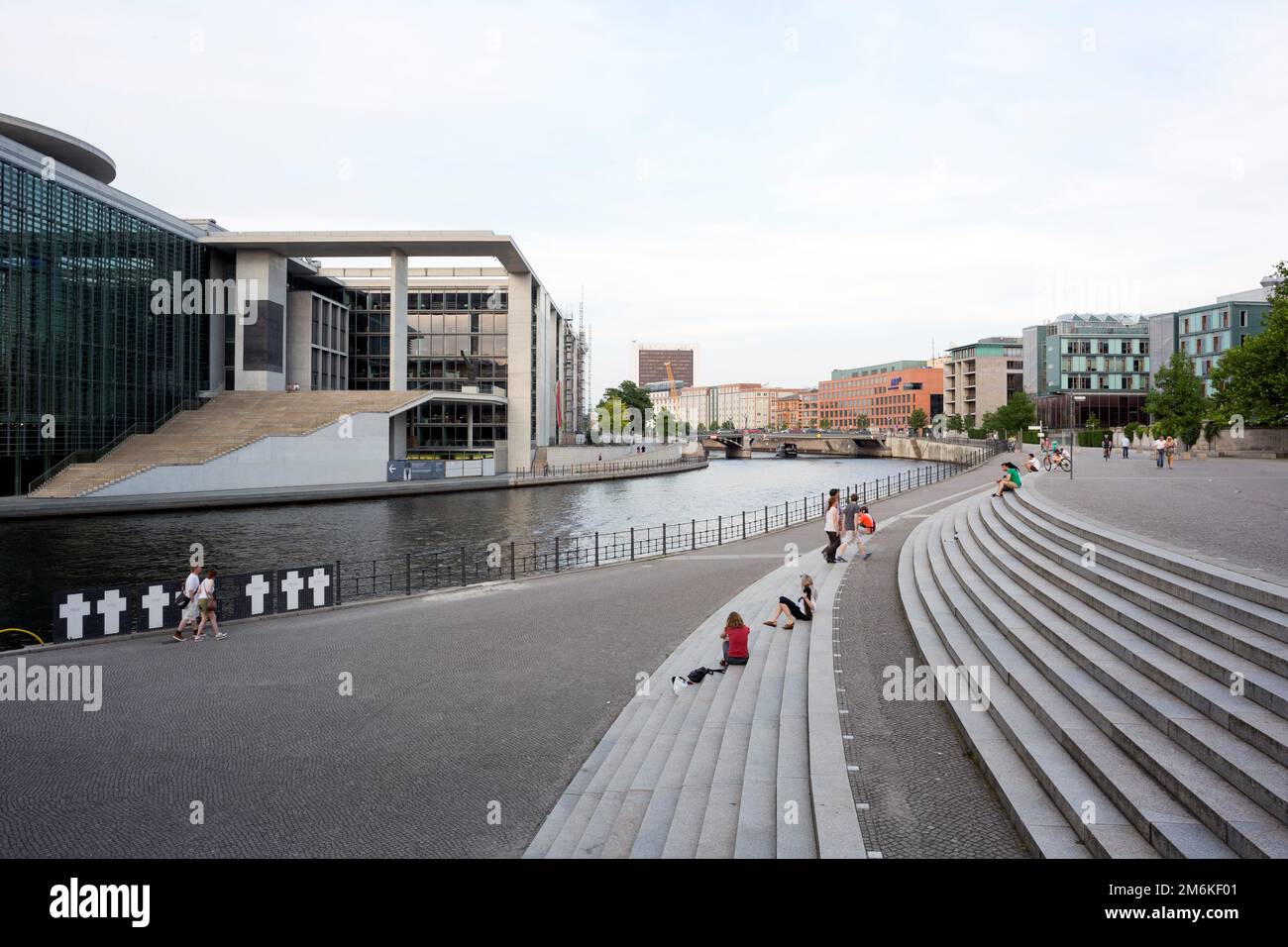 Berlin, Deutschlands zentrales Regierungsgebäude Stockfoto