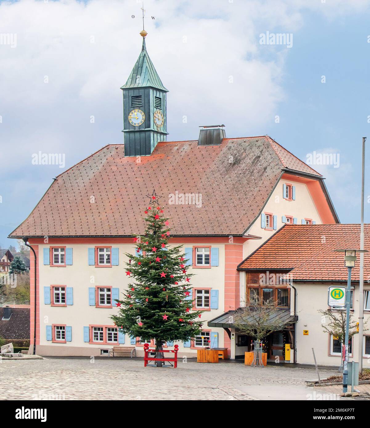 Grafenhausen Rathaus, Waldshut District Stockfoto