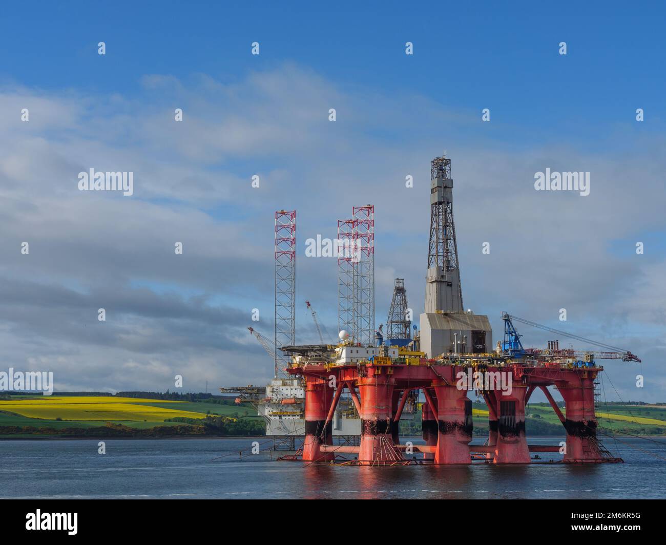 Schottland bei invergordon Stockfoto