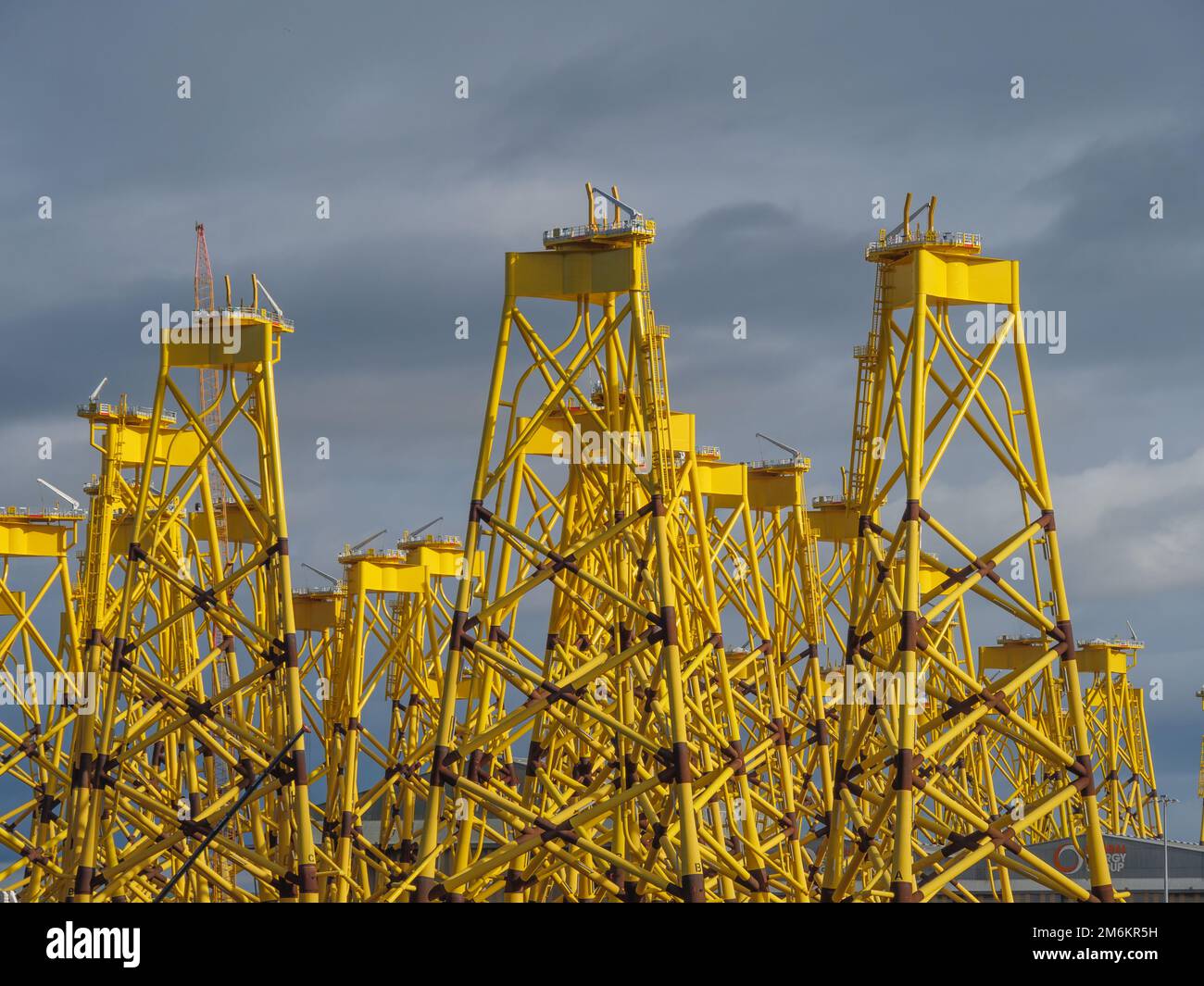 Schottland bei invergordon Stockfoto