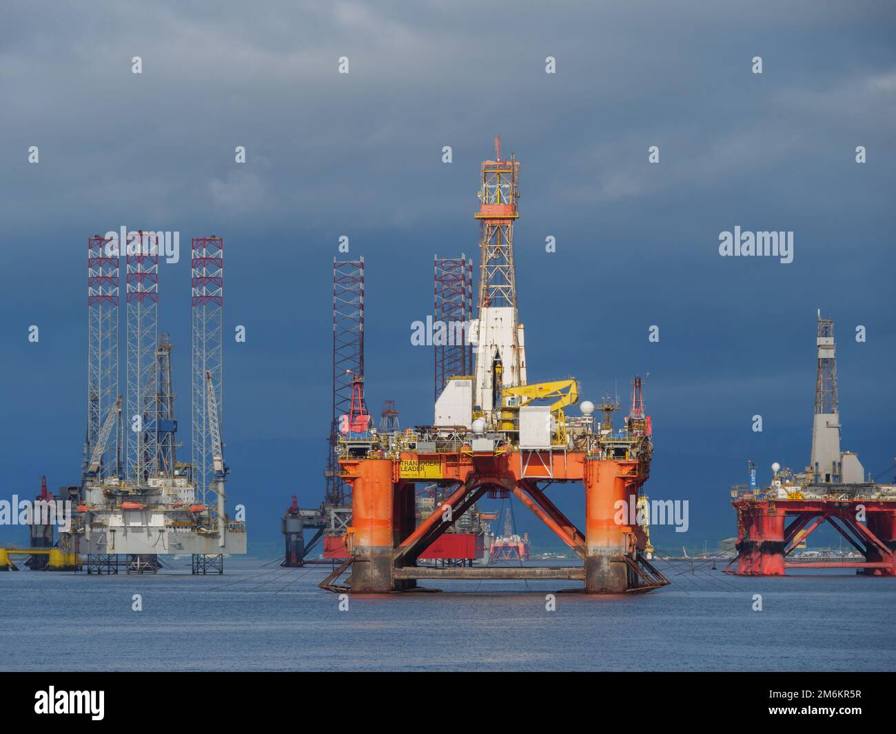 Schottland bei invergordon Stockfoto