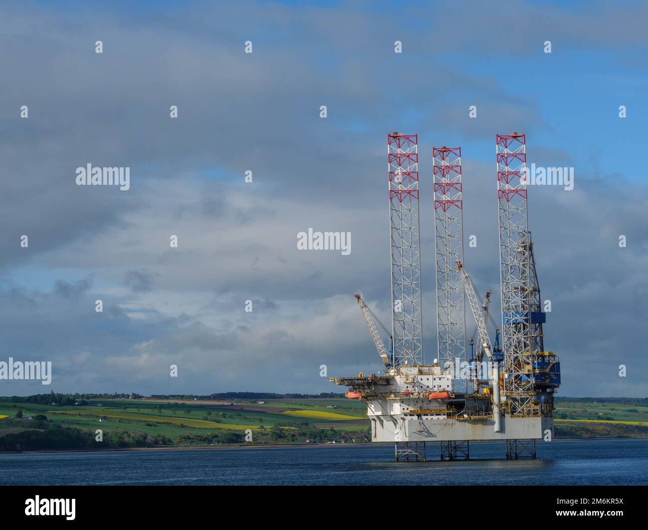 Schottland bei invergordon Stockfoto