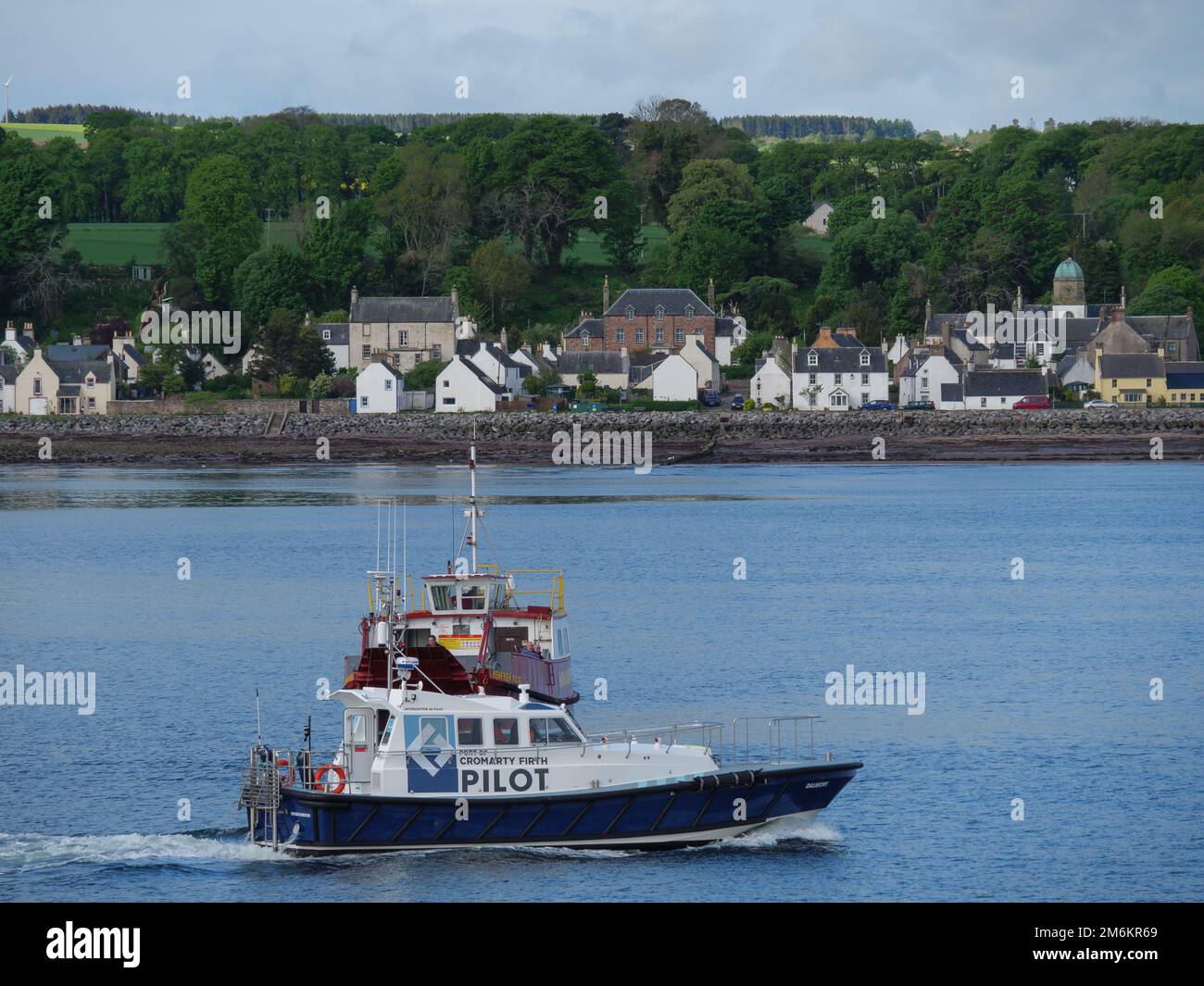 Schottland bei invergordon Stockfoto
