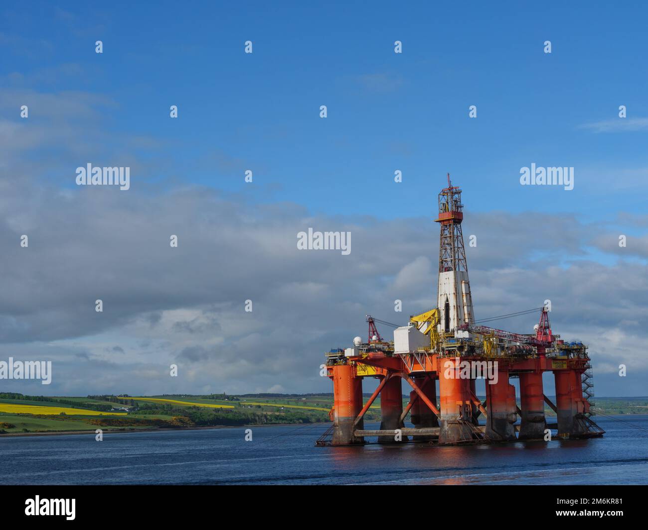 Schottland bei invergordon Stockfoto
