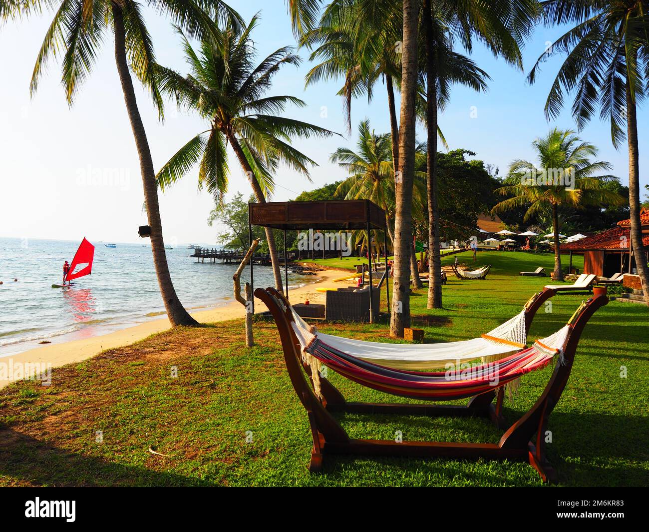 Strand- und Ozeanurlaub in Südostasien, Vietnam, Phu Quoc #Asien #Vietnam #Südostasien #Langsamfahrt #Landschaften #Loveasia Stockfoto