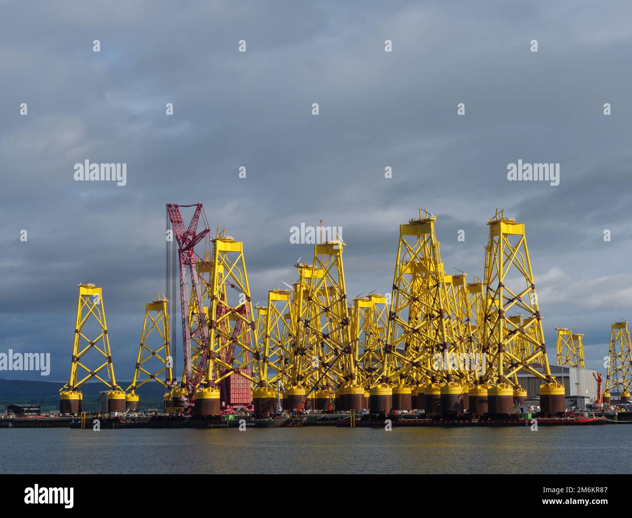 Schottland bei invergordon Stockfoto