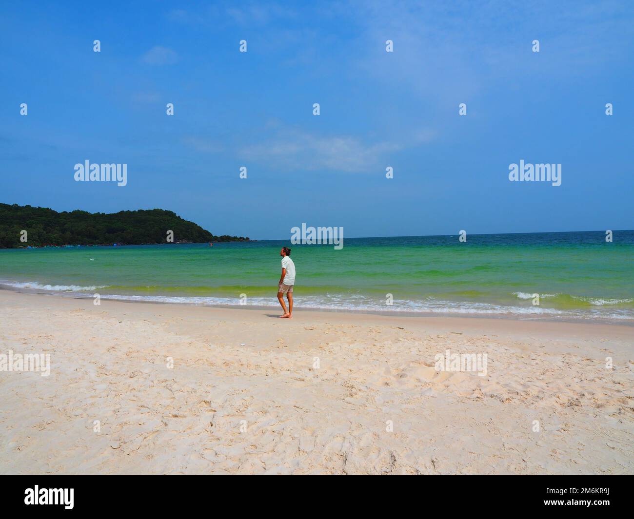 Strandspaziergang in Südostasien, Vietnam, Phu Quoc #Asien #Vietnam #Südostasien #Slow Travel #Landschaften #Loveasia Stockfoto