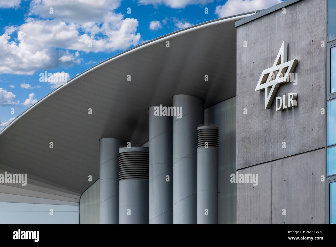 DLR-Gebäude im Innovationspark der Universität Augsburg Stockfoto