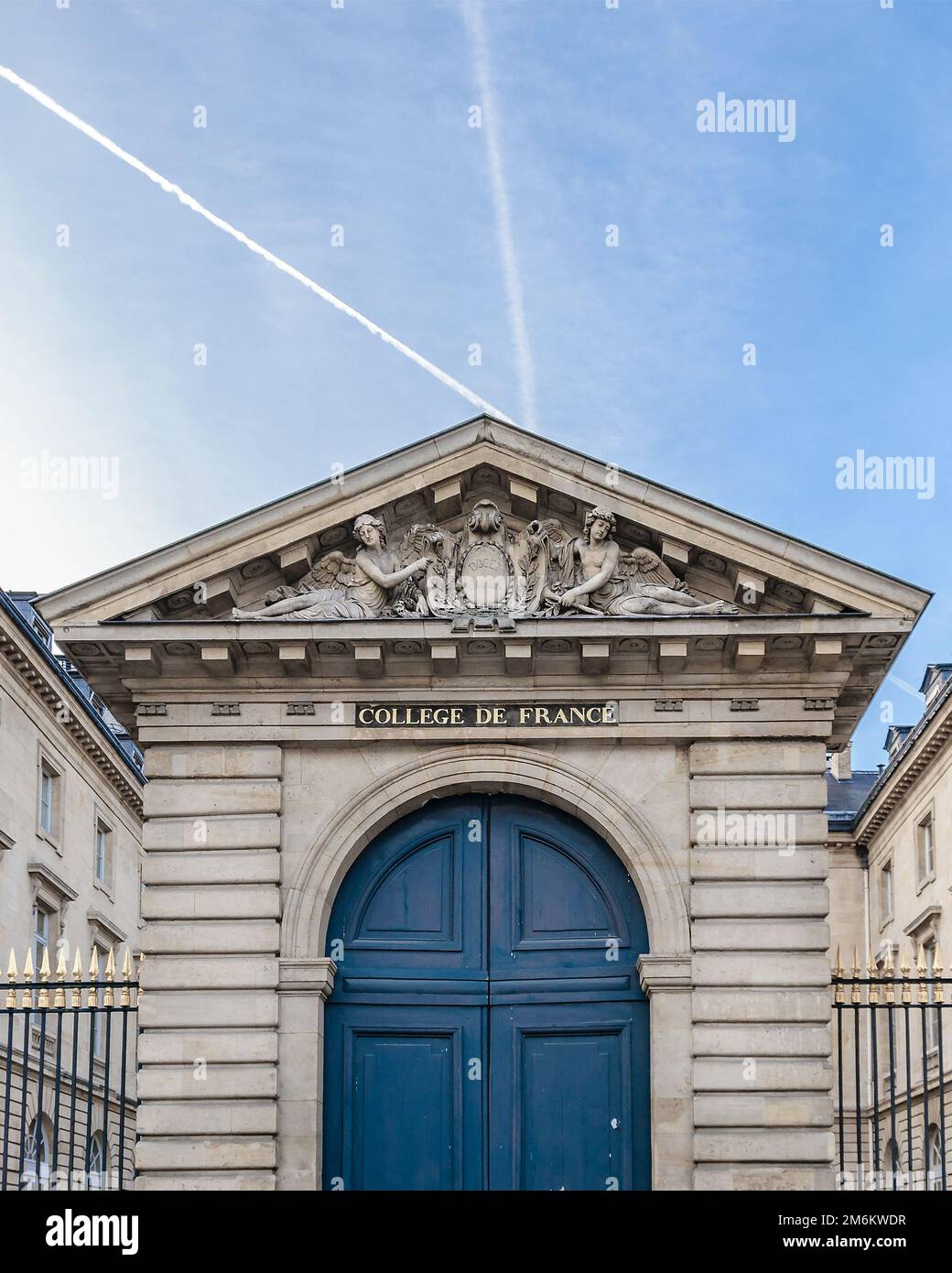 College de France, Paris, Frankreich Stockfoto