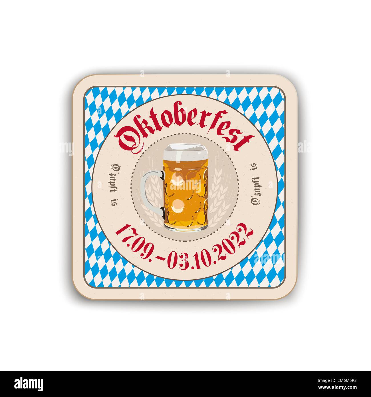 Oktoberfest Bierachterbahn 2022 Stockfoto