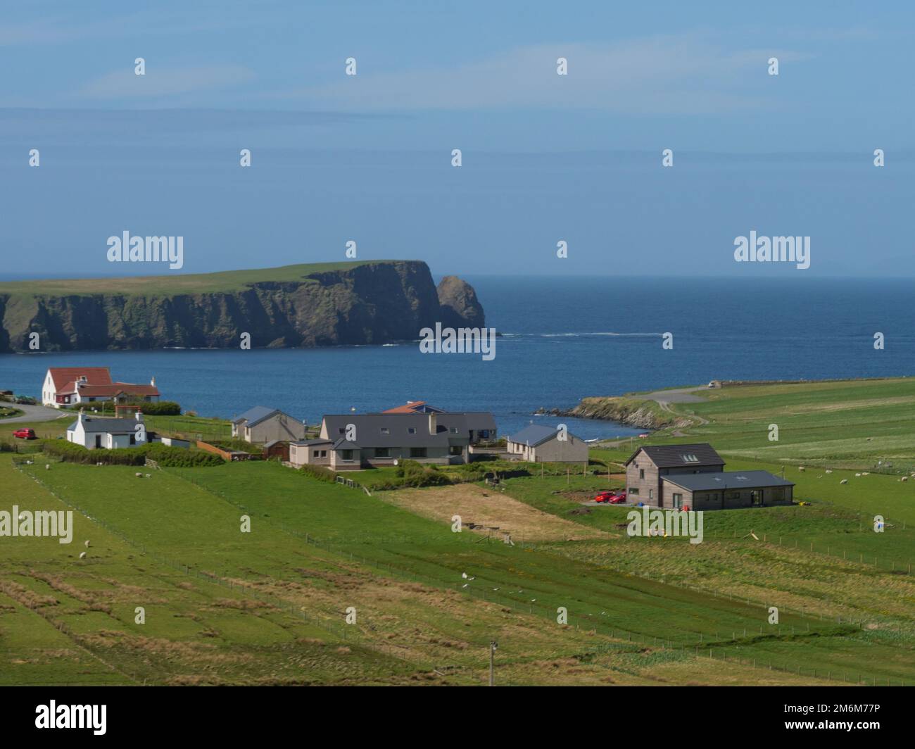 Strand auf den shetland-Inseln Stockfoto