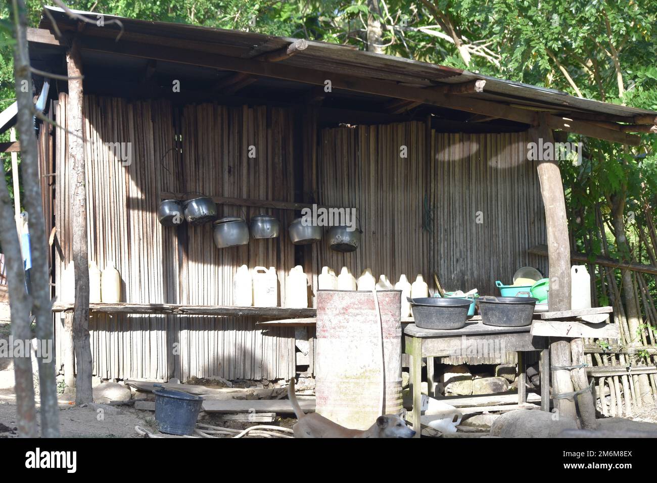 Dorfumwelt in Timor-Leste Stockfoto