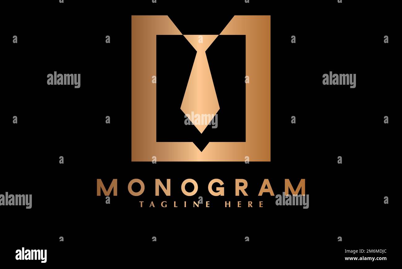 Anstellungs-Service für Mitarbeiter von TIE oder HR Abstract Monogramm-Vektorlogo-Vorlage Stock Vektor