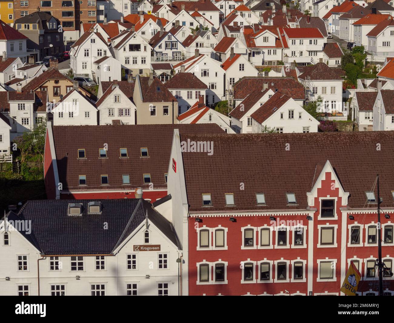 Stavanger Stadt in norwegen Stockfoto