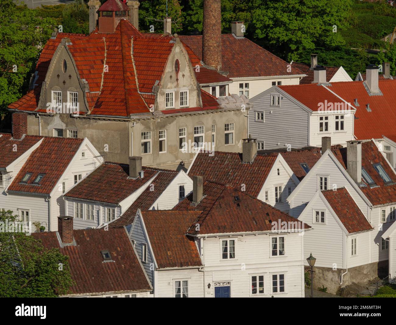 Stavanger Stadt in norwegen Stockfoto