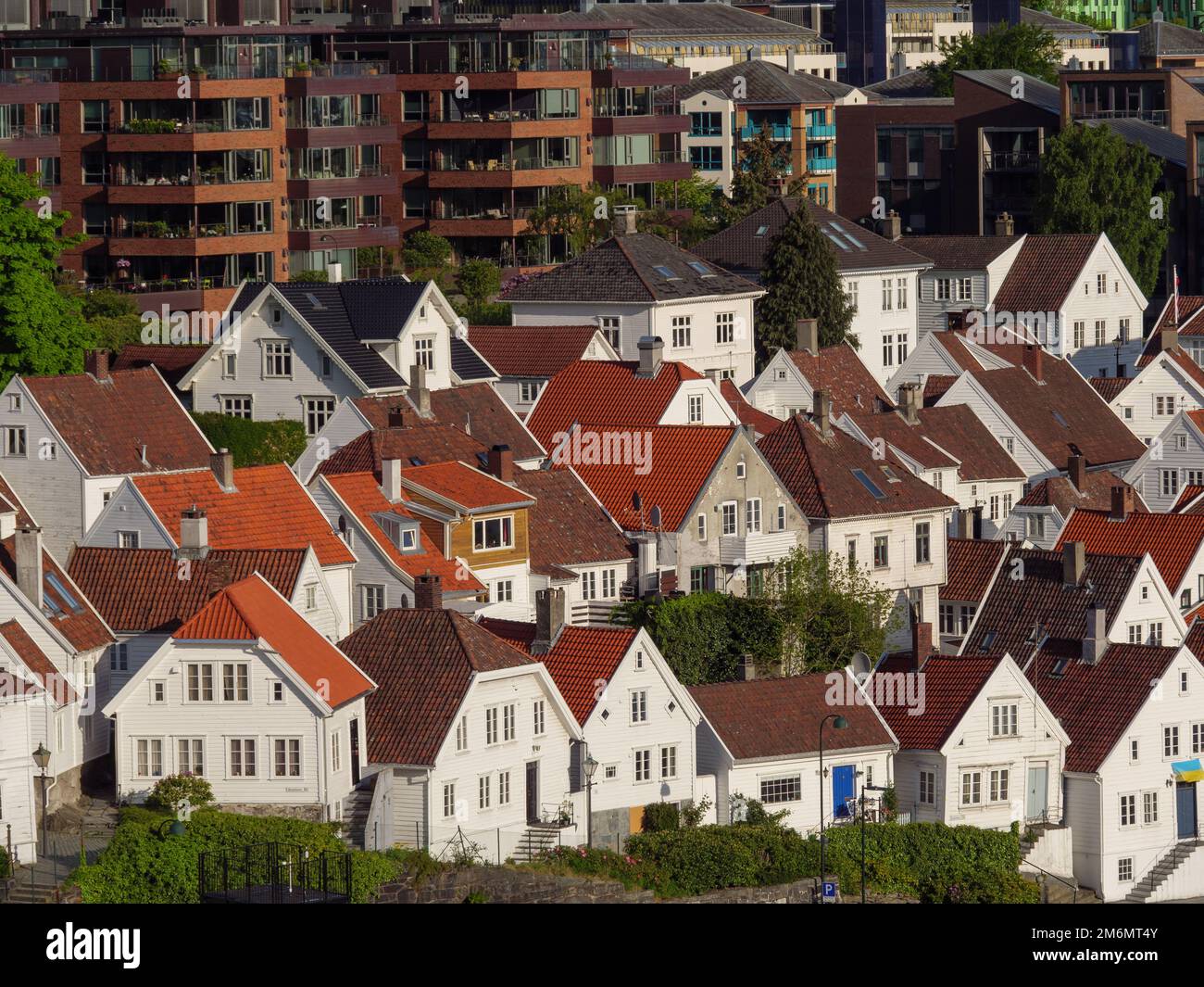 Stavanger Stadt in norwegen Stockfoto
