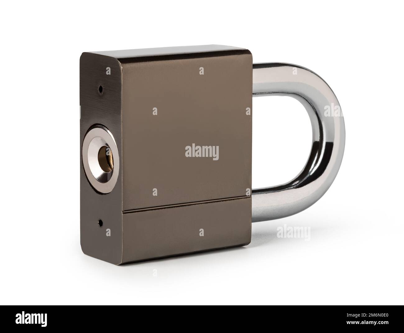 Metall Vorhängeschloss Stockfoto