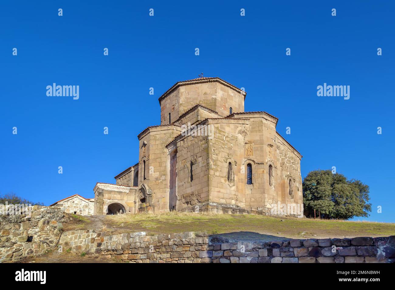 Kloster Jvari, Georgia Stockfoto
