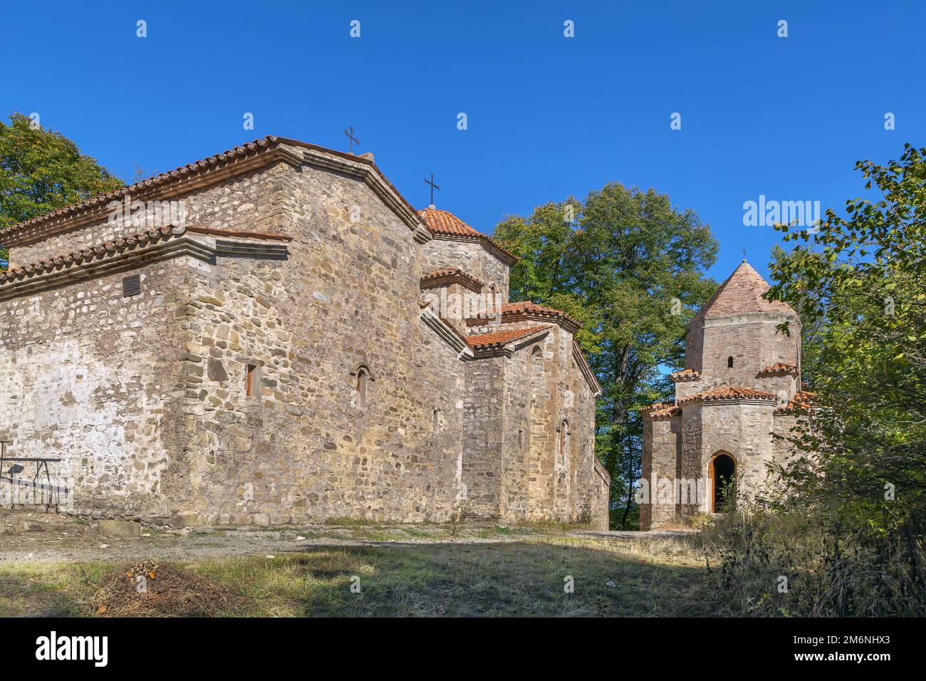 Das architektonische Ensemble Dzveli (alt) Shuamta, Georgia Stockfoto