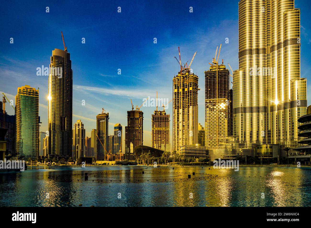 Die US-Dubai-Gruppe der Vereinigten Arabischen Emirate Stockfoto
