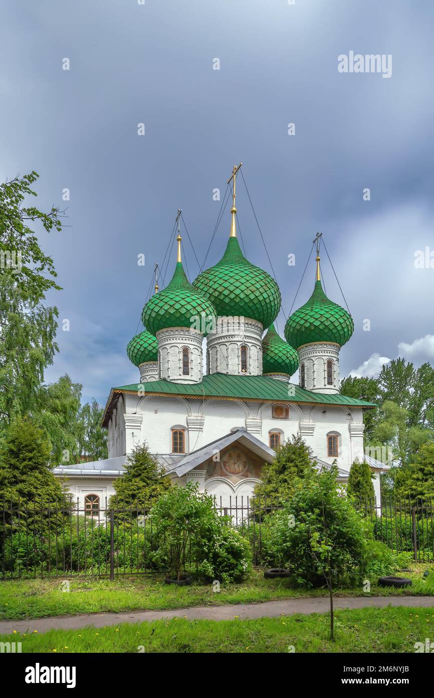 Kirche St. Nicholas der Wunderarbeiter, Jaroslavl, Russland Stockfoto