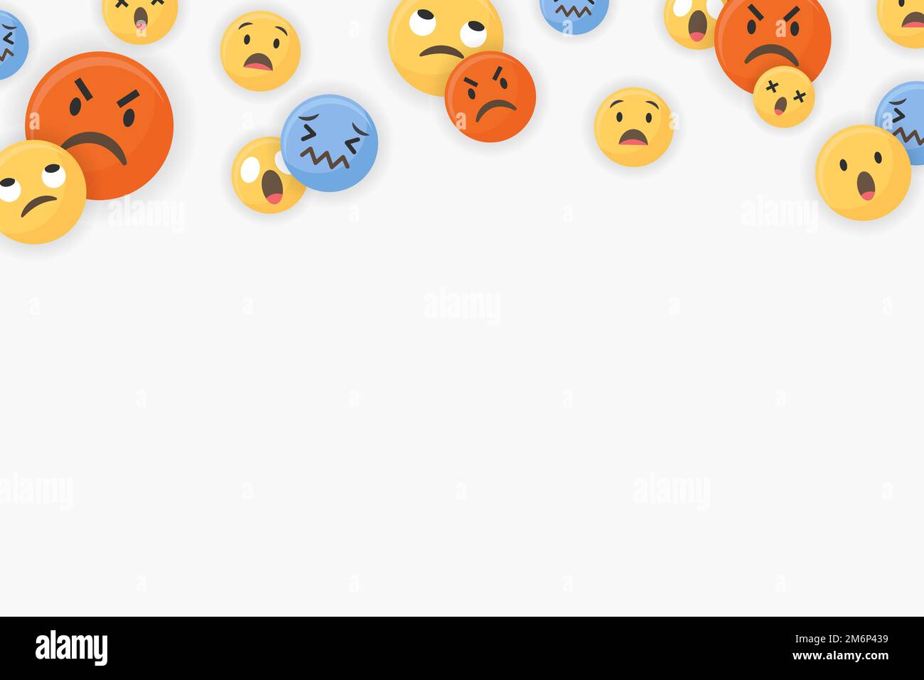Symbole für soziale Medien werden auf einem weißen Hintergrundvektor umrandend dargestellt Stock Vektor