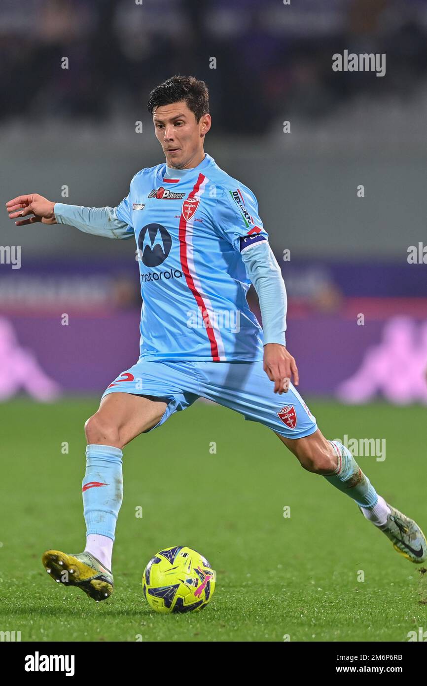 Florenz, Italien. 04. Januar 2023. Matteo Pessina (AC Monza) während des Spiels ACF Fiorentina gegen AC Monza, italienisches Fußballspiel Serie A in Florenz, Italien, Januar 04 2023 Kredit: Independent Photo Agency/Alamy Live News Stockfoto