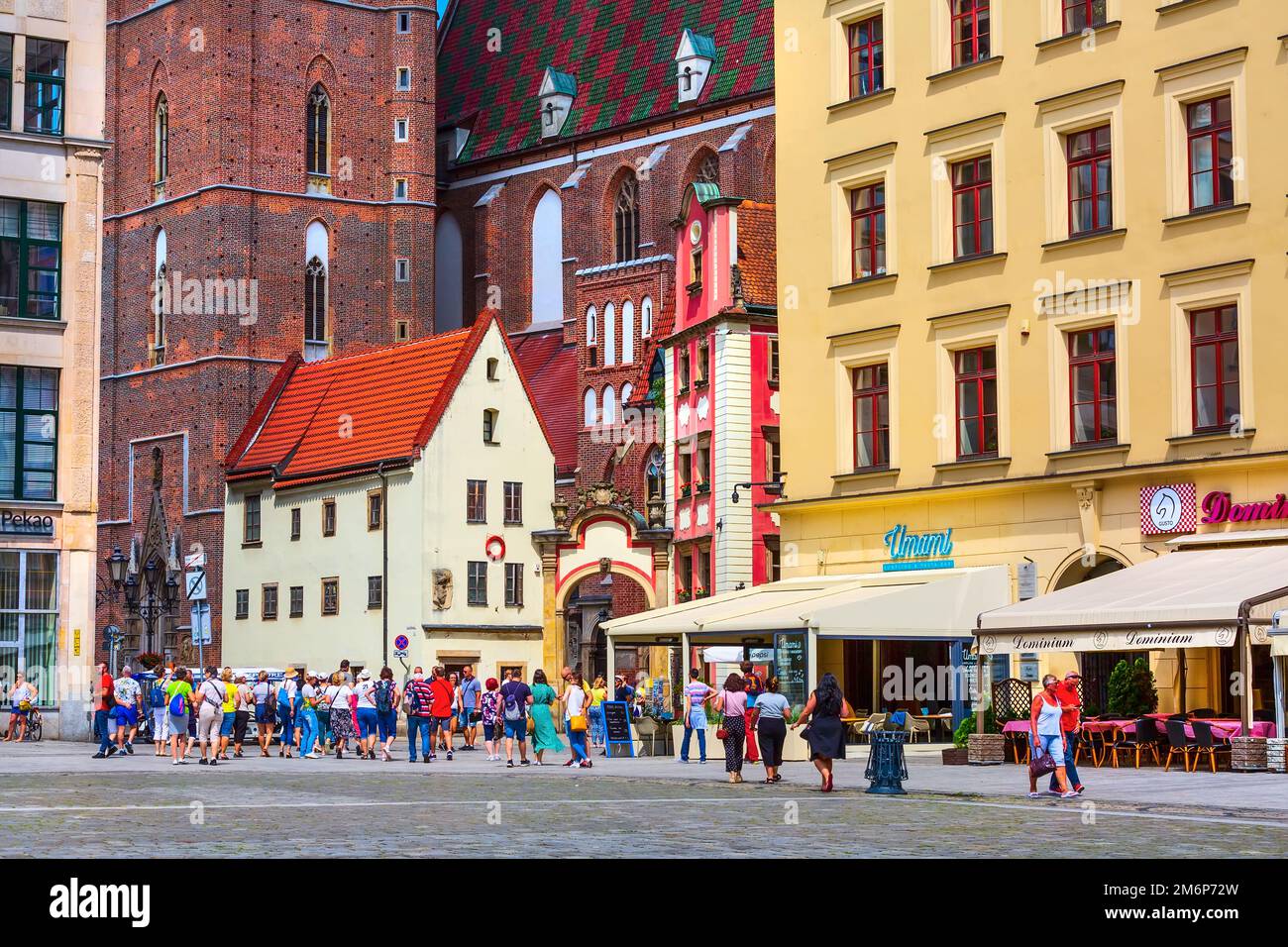 Breslau, Polen, John und Margaret House Stockfoto