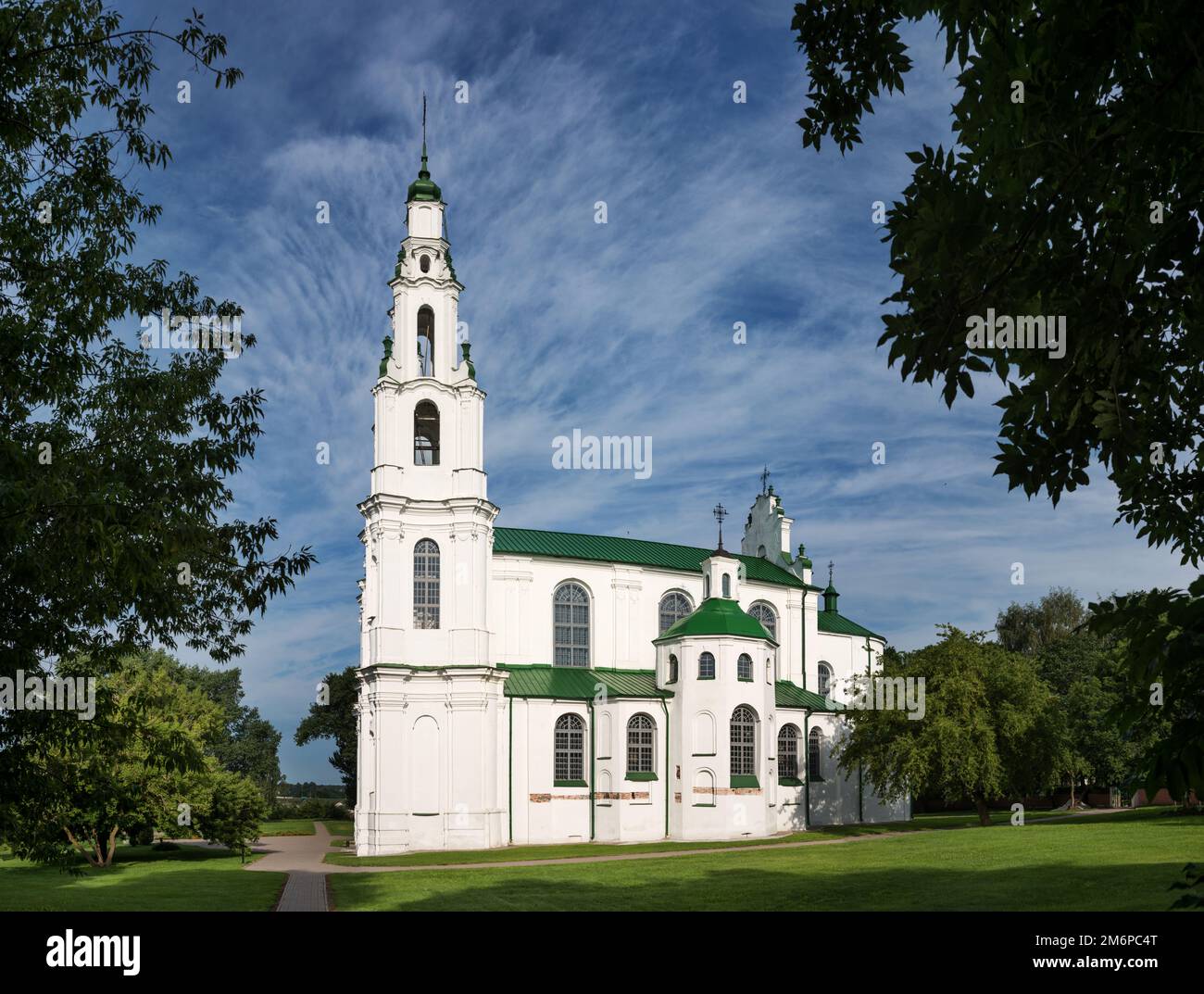 Orthodoxe Sophienkathedrale in der Stadt Polotsk, dem ältesten Tempel in Belarus Stockfoto