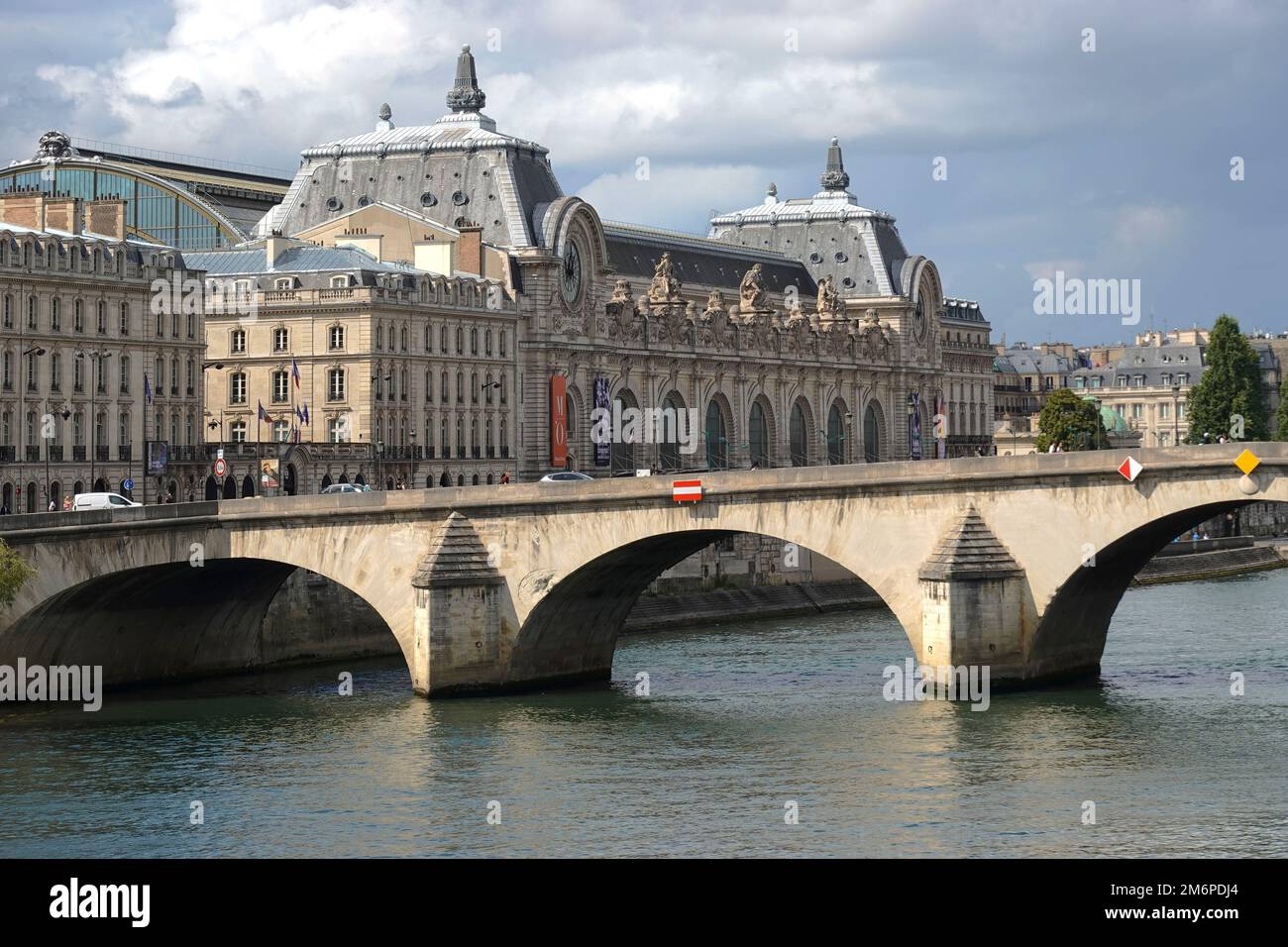 Frankreich, Paris, das Pont Royal ist eine Brücke über die seine in Paris. Es ist die drittälteste Brücke in Paris, nach der Pont Neuf und der Pont Stockfoto