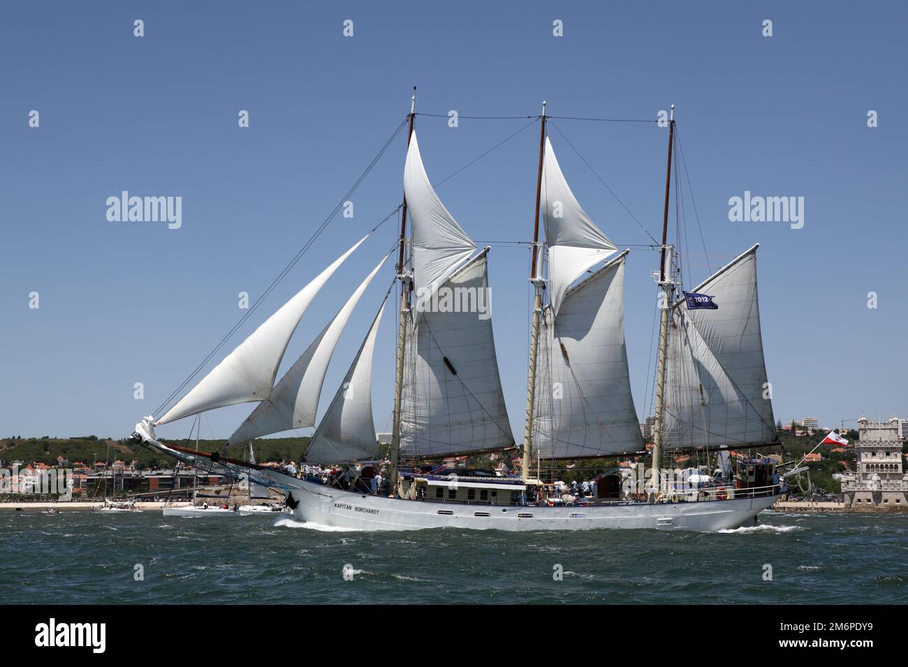 Polnischer Schoner Kapitan Borchardt, Lissabon, 2012 Stockfoto