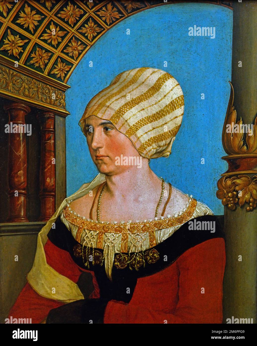 Doppelporträt des Basler Bürgermeisters Jacob Meyer zum Hasen und seiner Frau Dorothea Swiss, Schweiz, von Hans Holbein (der jüngere) 1497-1543, Deutschland Stockfoto