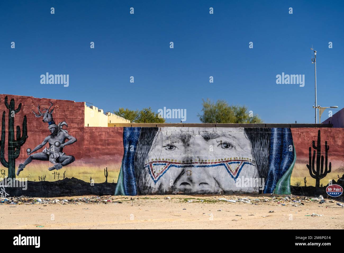 Die wunderschöne Stadt Rocky Point in Puerto Penasco, Mexiko Stockfoto