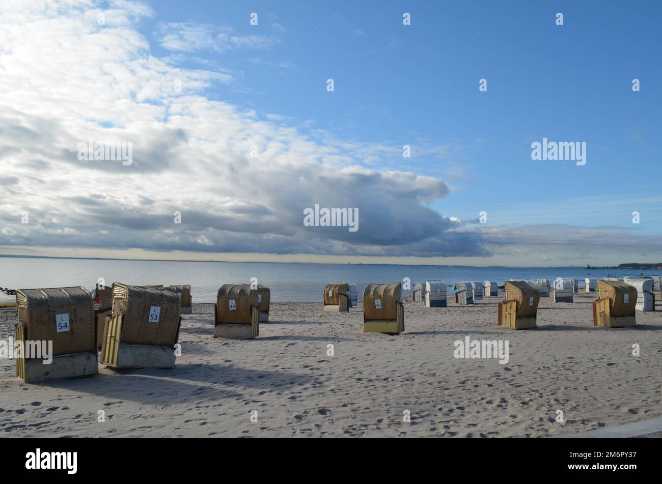 Grömitz Beach in Schleswig Holstein, Deutschland Stockfoto