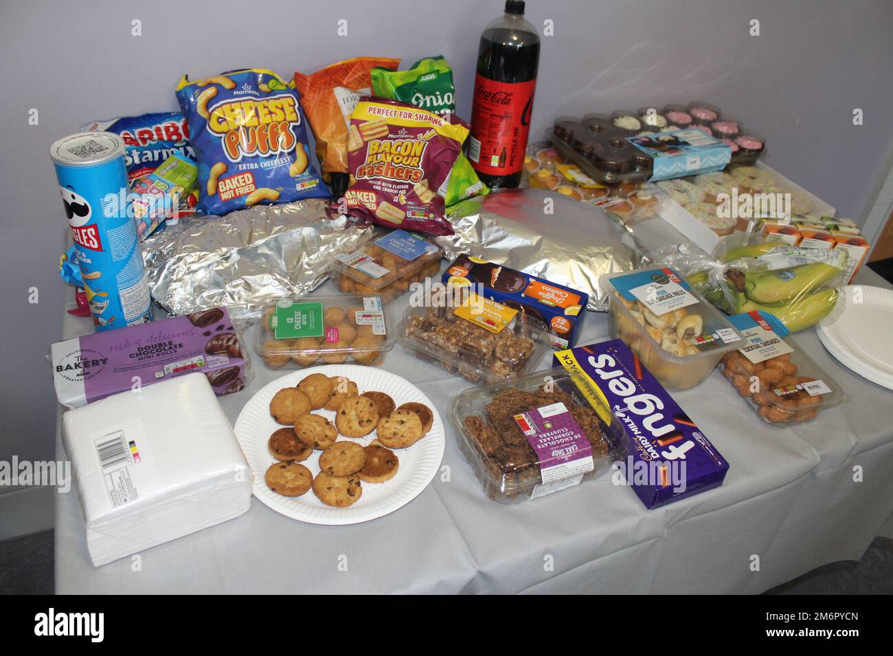 Partybuffet Stockfoto