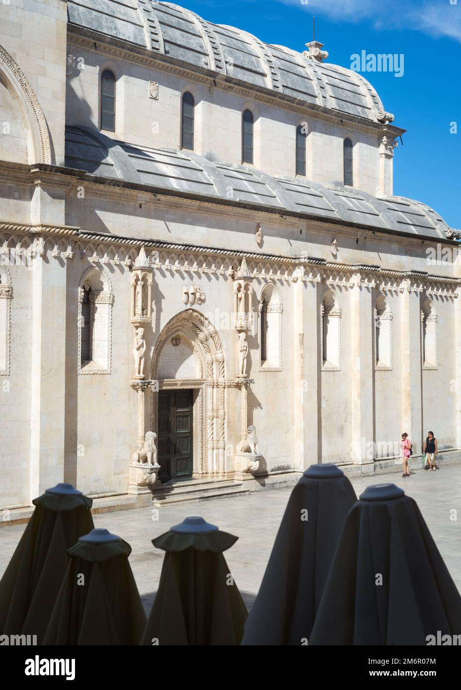 St. James Cathedral, Sibenik, Sibenik-Knin, Kroatien Stockfoto