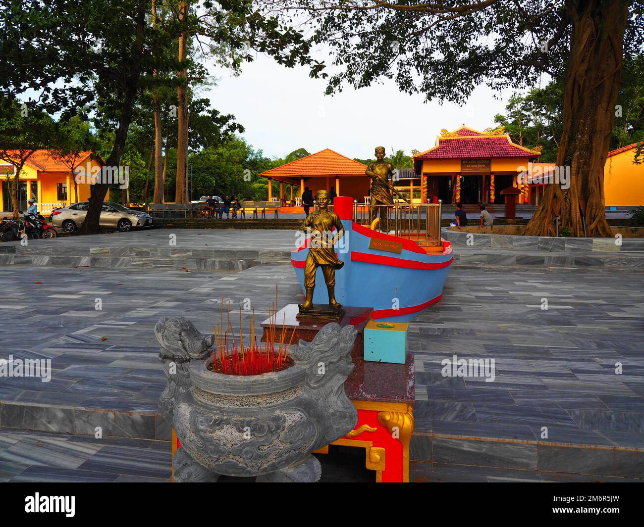 Heiliger buddhistischer Tempel - spirituelles Ziel in Phu Quoc, Vietnam, Südostasien #Asien #Vietnam #Südostasien #Slow travel #Loveasia Stockfoto