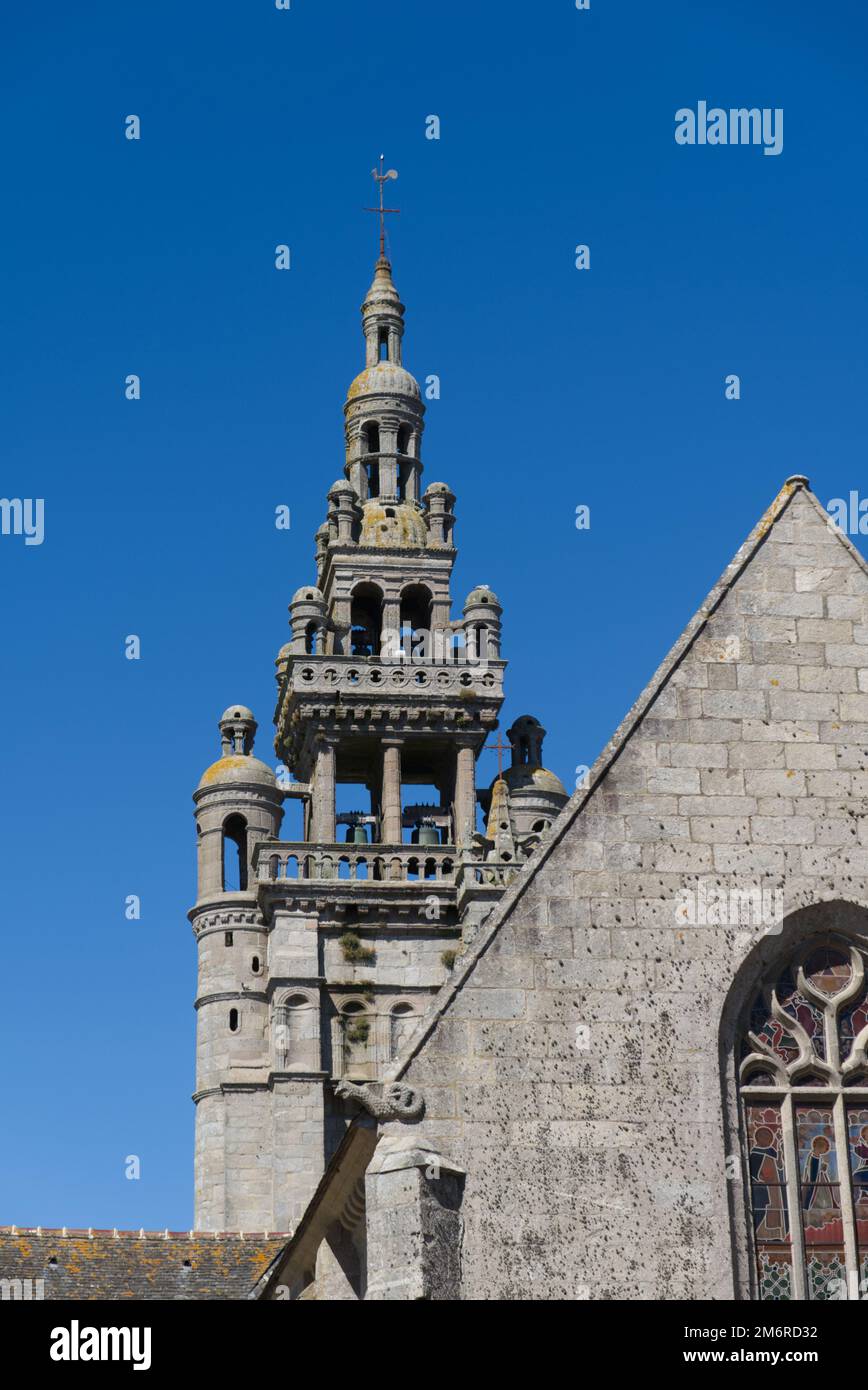 Eglise Notre-Dame de Croaz Batz, Roscoff, Frankreich Stockfoto