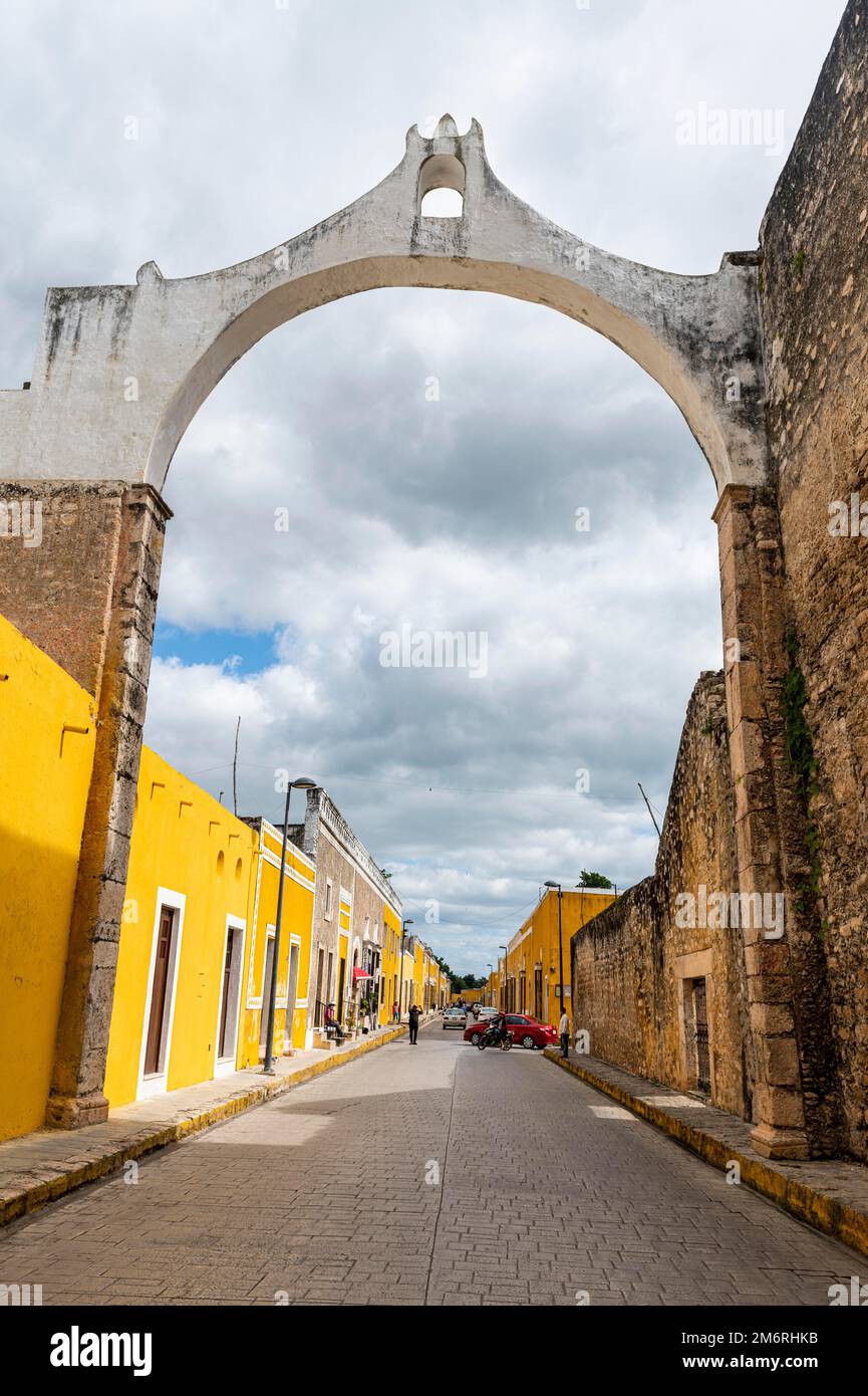 Izamal, die gelbe Stadt, Yucatan Mexiko Stockfoto