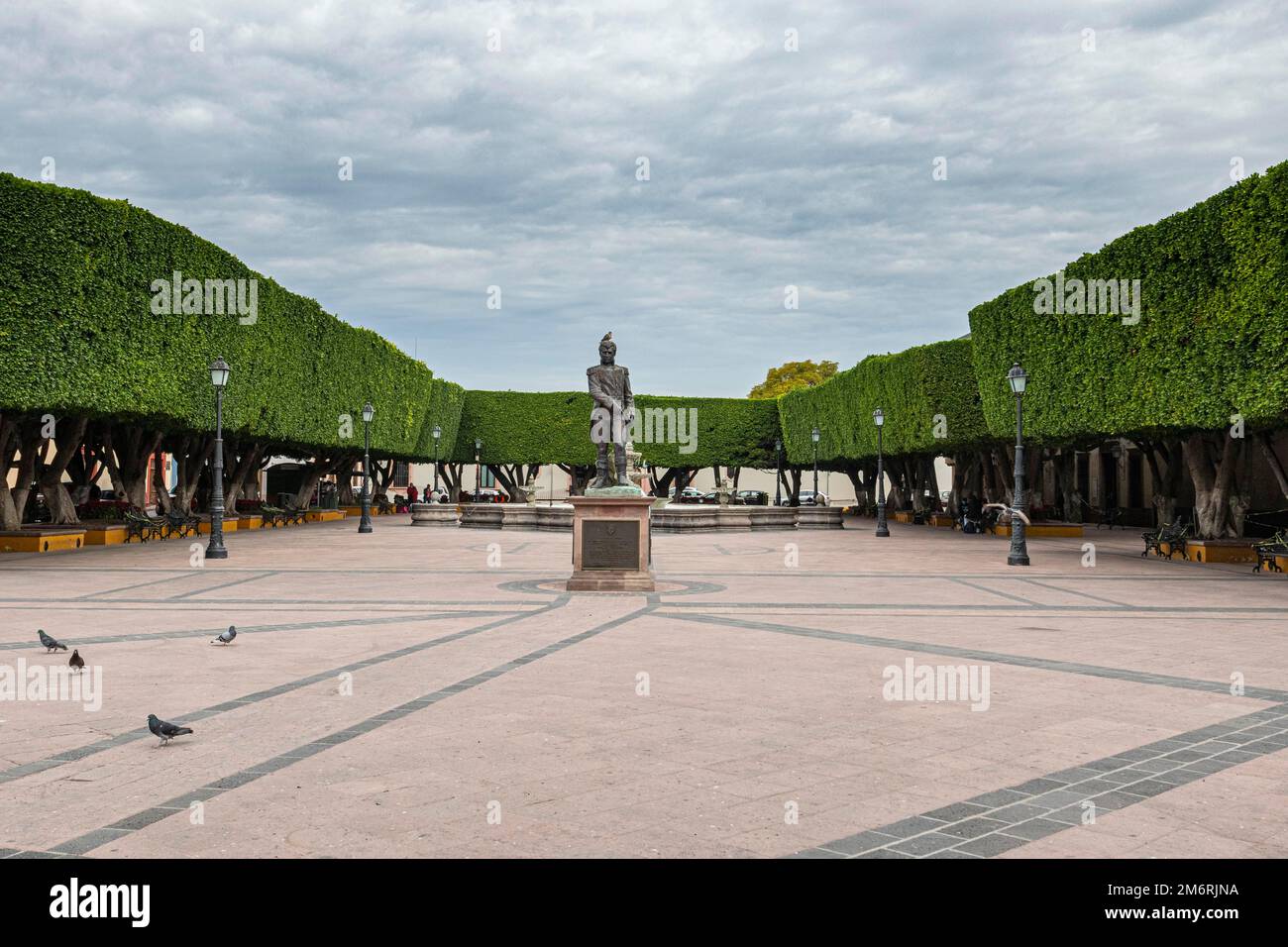 Jardin Guerrero, UNESCO-Weltkulturerbe Queretaro, Mexiko Stockfoto