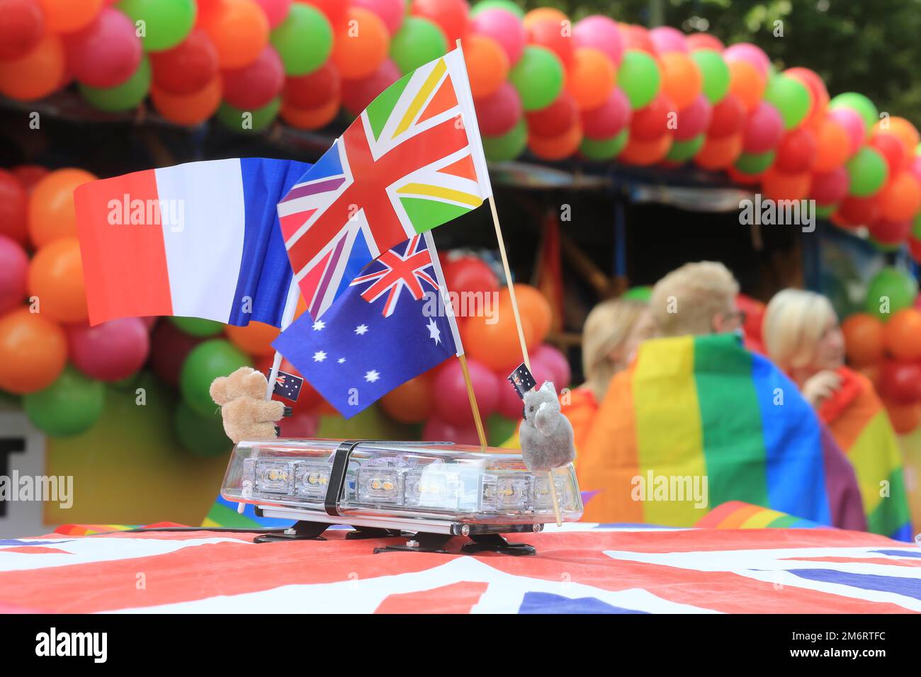 Christopher Street Day, Berlin Pride, Berlin, Deutschland Stockfoto