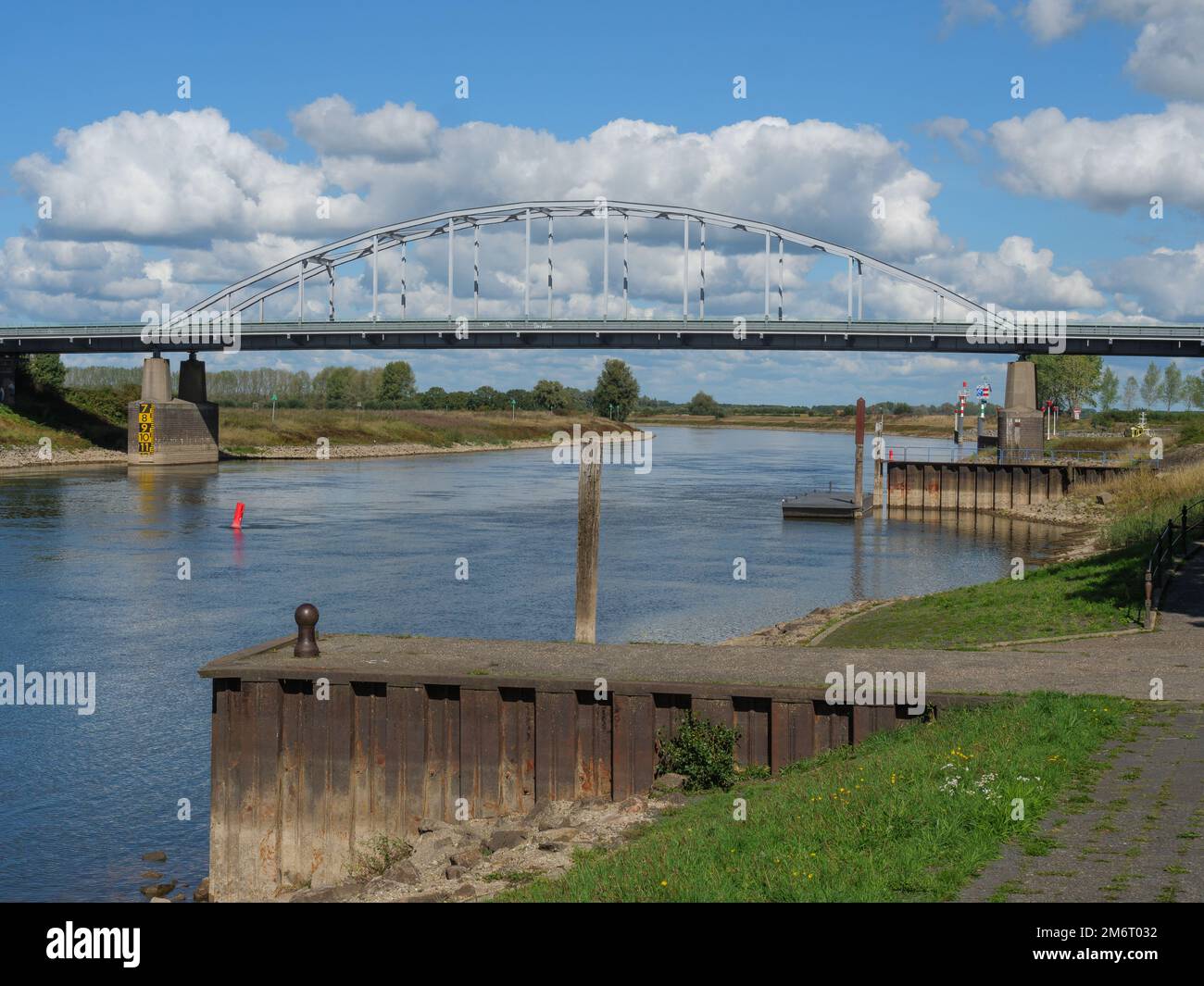 Doesburg am Fluss Ijssel Stockfoto